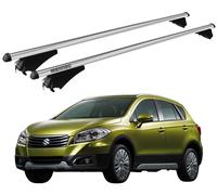 BARRE PORTATUTTO PER SUZUKI SX4 S-CROSS 2013-2016 CON ANTIFURTO MENABO RAILING