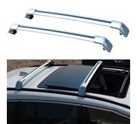 Barre Portatutto per Toyota Corolla Cross all Yeras,Durevole Auto Portapacchi Barre Portapacchi per Tettuccio Auto Accessori, B/Silver