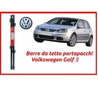 Barre portatutto per Volkswagen Golf 5 V portapacchi da tetto premontate