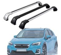 Barre Portatutto per XV e-Boxer SUV 2019-2024, Tetto Portapacchi Barra Alluminio Auto per Railing Integrati con Serratura,Black-1 Pair