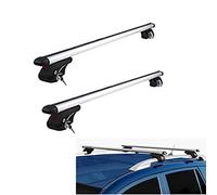 BARRE PORTATUTTO PORTA PACCHI 120 CM AUTO COMPATIBILE CON DACIA SANDERO STEPWAY 2019 RAILING STANDARD STACCATI DAL TETTO PORTA TUTTO PORTA BAGAGLI SERRATURA ANTIFURTO