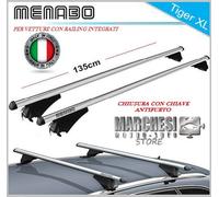 BARRE PORTATUTTO PORTAPACCHI AUDI Q7 (4L) 2005>2015 CON RAILS INTEGRATI E CHIAVI