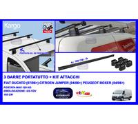 Nordrive Kargo, Barra Portatutto Acciaio - 180 cm S_0289_N10015 Auto, Moto E Nau
