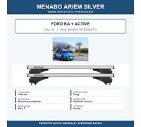BARRE PORTATUTTO PORTAPACCHI FORD KA + ACTIVE DAL 2018 RAIL BASSO INTEGRATO