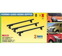 BARRE PORTATUTTO PORTAPACCHI GEV 9403 A 3 BARRE PROF BIPPER FIORINO QUBO