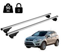BARRE PORTATUTTO PORTAPACCHI PER FORD KUGA 2008-2013 CON CORRIMANO ANTIFURTO