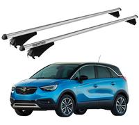 BARRE PORTATUTTO PORTAPACCHI PER OPEL CROSSLAND X 2017-2020 CON ANTIFURTO MENABO