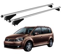 BARRE PORTATUTTO PORTAPACCHI PER VW TOURAN 1 (1T) 2010-2015 CON ANTIFURTO MENABO