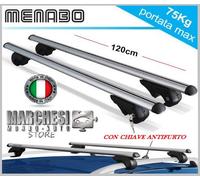 BARRE PORTATUTTO PORTAPACCHI SUBARU XV 2012-> RAILS E CHIAVE ANTIFURTO