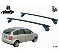 BARRE PORTATUTTO PORTAPACCHI TETTO PER AUDI A2 2000-2005 LA PREALPINA ACCIAIO