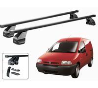 BARRE PORTATUTTO PORTAPACCHI TETTO PER CITROEN JUMPY (MK1) 1994-2007 NERE MENABO