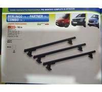 BARRE PORTATUTTO PROFESSIONALE COMBO, PARTNER, BERLINGO DAL 2019 PORTATA 100 KG