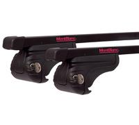 MONTBLANC 230110 Barre Portatutto per Auto Railing Activa Steel 109, Nero