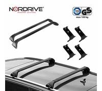 BARRE PORTATUTTO Renault Captur profilo integrato 12/19> "NORDRIVE SNAP STEEL
