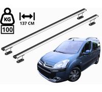 BARRE PORTATUTTO TETTO PER CITROEN BERLINGO MULTISPACE 2012-2015 PORTATA 100 KG