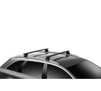 Barre portatutto THULE EVO WingBar nero Alfa STELVIO 2017 profili integrati