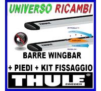 BARRE PORTATUTTO THULE WINGBAR KIT COMPLETO PER OPEL Vivaro 4/5-p furgone 01>753