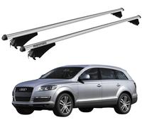 BARRE PORTATUTTO XL PER AUDI Q7 (4L) 2005-2015 CON ANTIFURTO MENABO ALLUMINIO