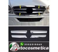 Barre radiatore listelli griglia per Mercedes Sprinter 06-13 cromo argento 4 pz