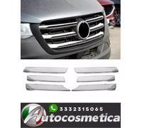 Barre radiatore listelli griglia per Mercedes Sprinter 18-24 cromo argento 6 pz