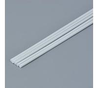 Barre rotonde in plastica ABS, 250 mm, solide barre per modellismo fai da te, materiale perfetto per progetti artigianali e creazione di scene (3 x 250 mm)