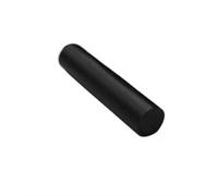 Barre rotonde in plastica ABS, Asta tonda in plastica ABS nera diametro 6-65 mm lunghezza 500(40x500mm)