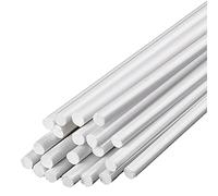 Barre rotonde in plastica ABS, Confezione da 20 aste solide rotonde in ABS bianco, lunghezza 500 mm, diametro 2-4(Diameter 4mm)