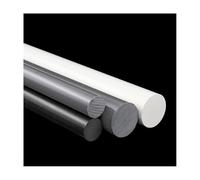 Barre Tecniche In PVC, Diametro Da 8 Mm A 45 Mm, Lunghezza 495 Mm, Colori Bianco/grigio/nero, Elevata Resistenza Chimica For Il Trattamento Dell'acqua E Componenti Strutturali(White,8mm 4Pcs)