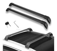 Barre Tetto 2 Pezzi Per Suzuki Per Vitara 2015-2021 Barre Trasversali Portapacchi In Lega Alluminio Serratura Portabagagli(Nero)