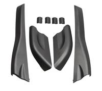 Barre Tetto 8 Pz/set Per Hyundai Per Tucson 2004-2008 Plastica Portapacchi Portapacchi Copertura Nero Auto Portapacchi Rail End Coperchio Protezione Borsette Cap Portabagagli