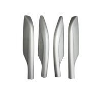 Barre Tetto Per NISSAN Per X Trail Per Rogue T32 2014-2019 Barra portapacchi in argento copertura terminale tappo di finitura Portapacchi Auto
