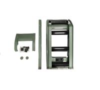 Barre Tetto Portapacchi Auto Pieghevole Sollevabile Scaletta Portapacchi di Accesso per Land per Rover per Defender 110 L851 2020 2021 2022 2023 2024 2025 Barre portapacchi(VERDE)