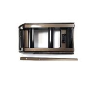 Barre Tetto Portapacchi Auto Pieghevole Sollevabile Scaletta Portapacchi di Accesso per Land per Rover per Defender 110 L851 2020 2021 2022 2023 2024 2025 Portapacchi da Tetto(Caffè)