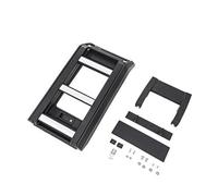 Barre Tetto Portapacchi Auto Portapacchi Laterale Scatole Bagagli Piccola Borsa Per Land Per Rover Per Discovery 4 LR4 2010-2017 Scaletta Pieghevole Accessori Auto Portapacchi da Tetto(Ladder silver)