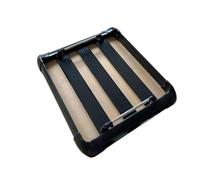 Barre Tetto Portapacchi Auto Portapacchi per auto monostrato in lega di alluminio Tetto SUV Cestino da carico in lega di alluminio Portapacchi universale Barre portapacchi(Black 160x100cm)