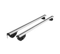 Barre Tetto Portapacchi Barre Trasversali Universali 120 O 135 Cm Auto Portapacchi Originali SUV Kayak Snowboard 2 Pezzi(Silver 1.1M)