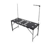 Barre Tetto Portapacchi Per Jeep Per Wrangler JK 4 Porte 2007-2017 Pannello Portaoggetti Modulare Posteriore Impieghi Gravosi Portapacchi Bagagliaio Auto Auto Barre Portatutto(Outdoor table)