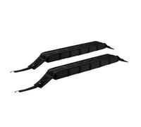 Barre Trasversali Cuscinetti Morbidi Per Portapacchi Da Tetto Universali Per Auto Bagagli Con 2 Cinghie Fissaggio Per Canoa Snowboard Barra Trasversale(15.5inch)