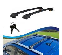 Barre Trasversali Portapacchi per Jeep Renegade (BU) 2014-2024; Alluminio Bloccabile Barre Da Tetto, Barre Portatutto/dimensione speciale, 2 Barre - Nero