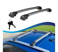 Barre Trasversali Portapacchi per Jeep Renegade (BU) 2014-2024 ; Alluminio Bloccabile Barre Da Tetto, Barre Portatutto/dimensione speciale, 2 Barre - Grigio