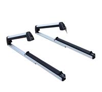 Barre Trasversali Portasci E Portasnowboard Da Tetto In Lega Di Alluminio Per Auto Confezione 2 Pezzi Barra Trasversale(Argento)