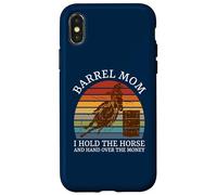 Barrel Mom Funny Barrel Racing Custodia per iPhone X/XS