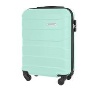 BARRENS Valigia Bagaglio a Mano 55x40x20 cm - Trolley Cabina Rigido in ABS - 4 Ruote 360° - Piccola Valige Cabin Size 34 L (Menta)