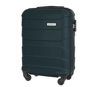 BARRENS Valigia Bagaglio a Mano 55x40x20 - Trolley Cabina Rigido in ABS - 4 Ruote 360° - Piccola Valige Cabin Size 34 L (Verde)