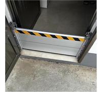 Barrera Contra inundaciones de aluminio para puertas exteriores. Fabricada en aleación. Resistente y a prueba de Agua. Ideal para puertas de casas, ga