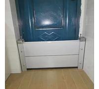 Barrera de aluminio Contra inundaciones para garaje, sótano, puerta Principal y entrada de vehículos. Presas temporales desmontables. Altura: 40 cm (1