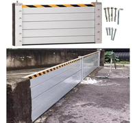 Barrera de aluminio Contra inundaciones para la protección de la puerta del garaje. Adecuada para garaje, sótano, puerta Principal y entrada de vehícu