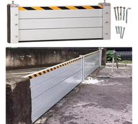 Barrera de aluminio Contra inundaciones para la protección de la puerta del garaje. Adecuada para garaje, sótano, puerta Principal y entrada de vehícu