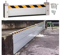 Barrera de aluminio Contra inundaciones para la protección de la puerta del garaje. Adecuada para garaje, sótano, puerta Principal y entrada de vehícu