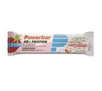 Barres de nutrition PowerBar 40% Protein+ Crisps Strawberry White Chocolate Rose